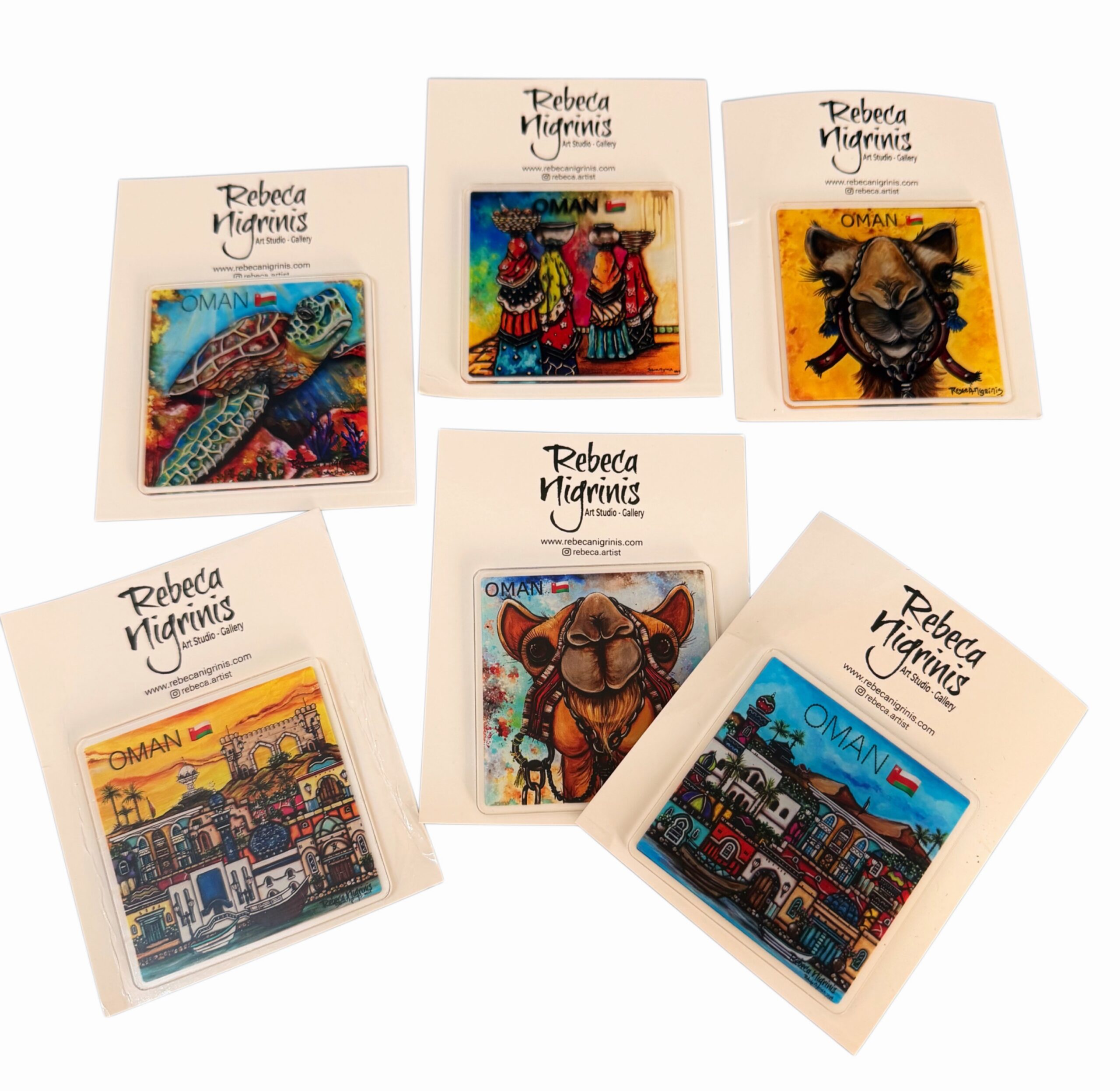 Fridge magnets 6×6 cm