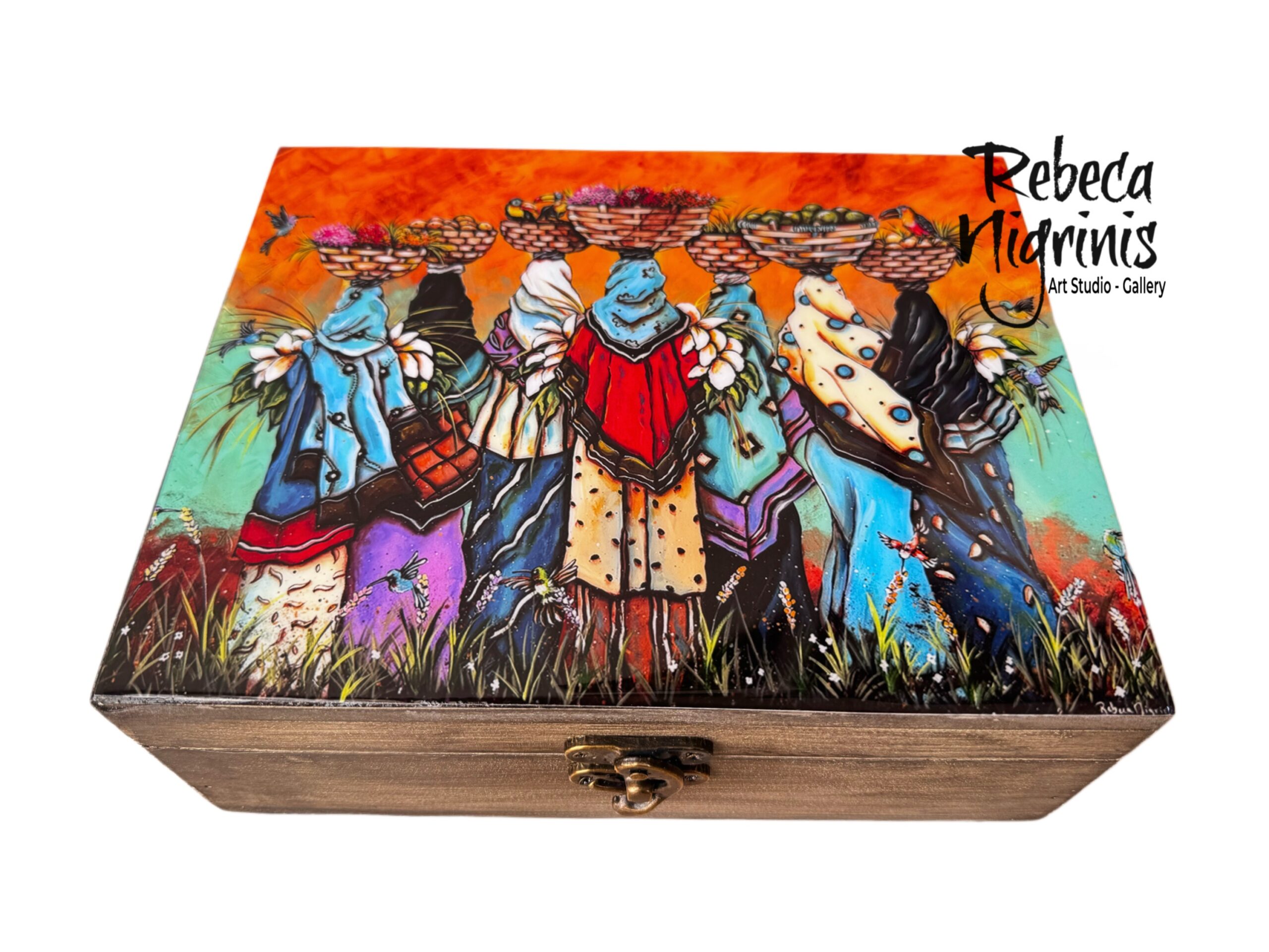 Decorative Box – Six Compartments