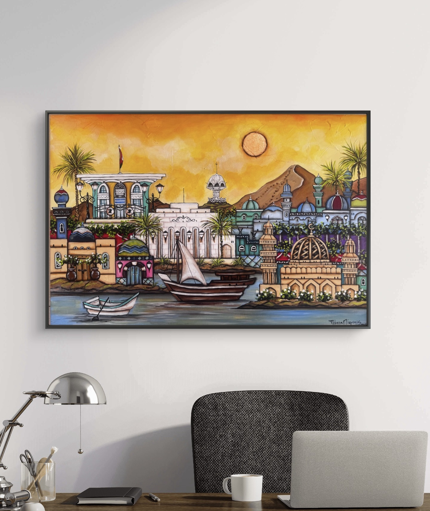 Original artwork on canvas size 90×60 cm