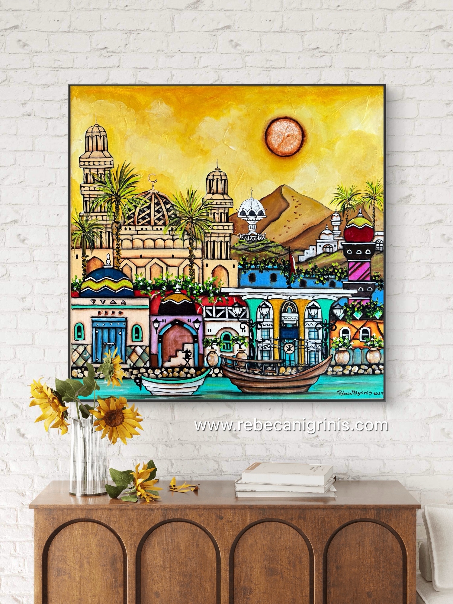 Original artwork on canvas / size 60×60 cm