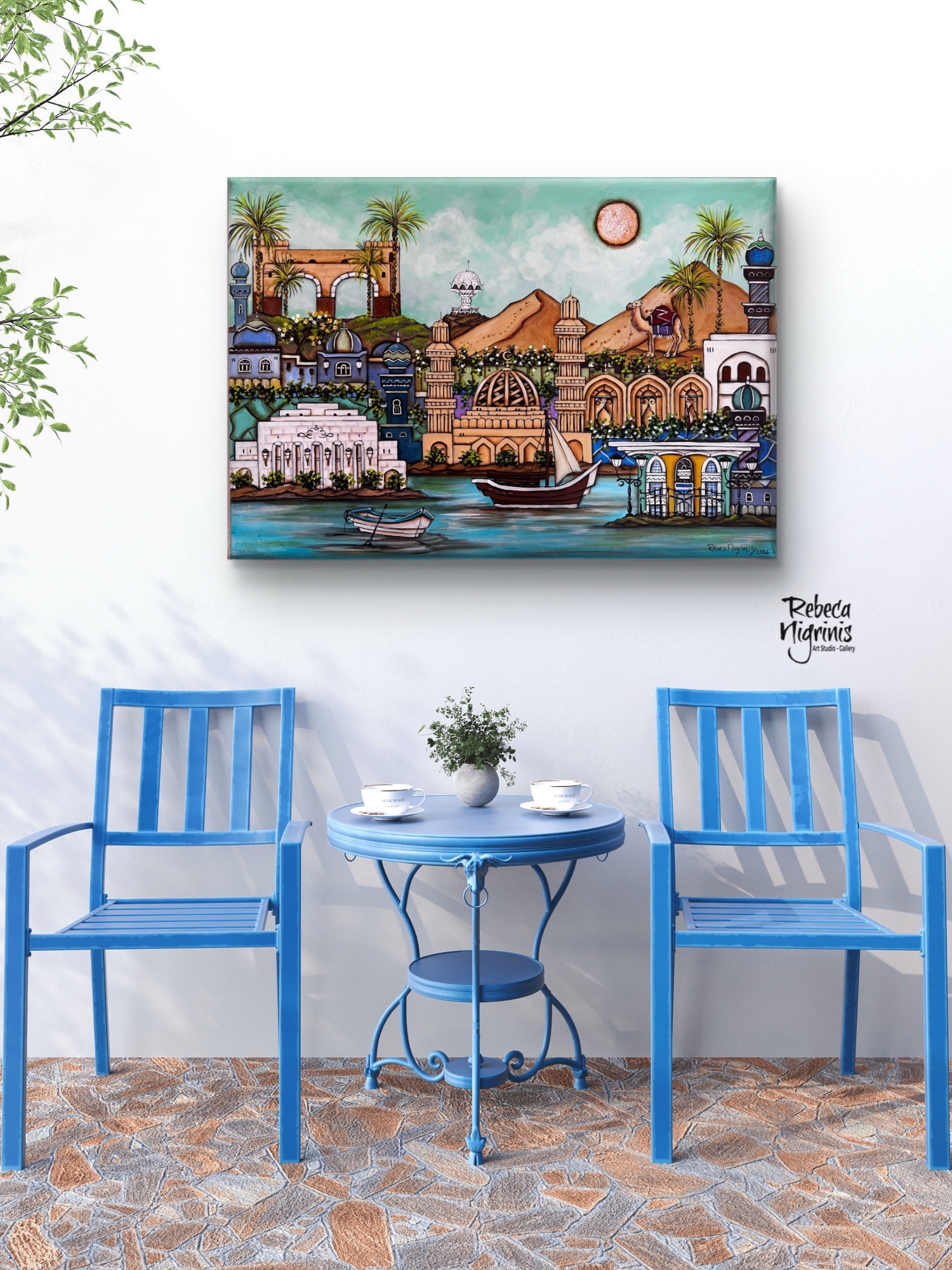 Original artwork / Acrylic on canvas/ size 100×70 cm