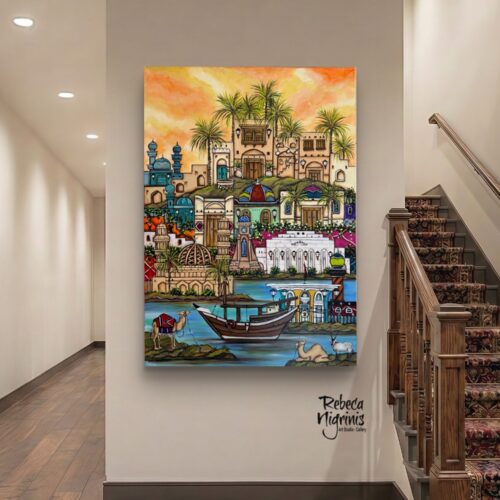 Original artwork /Acrylic on canvas size 100x70 cm