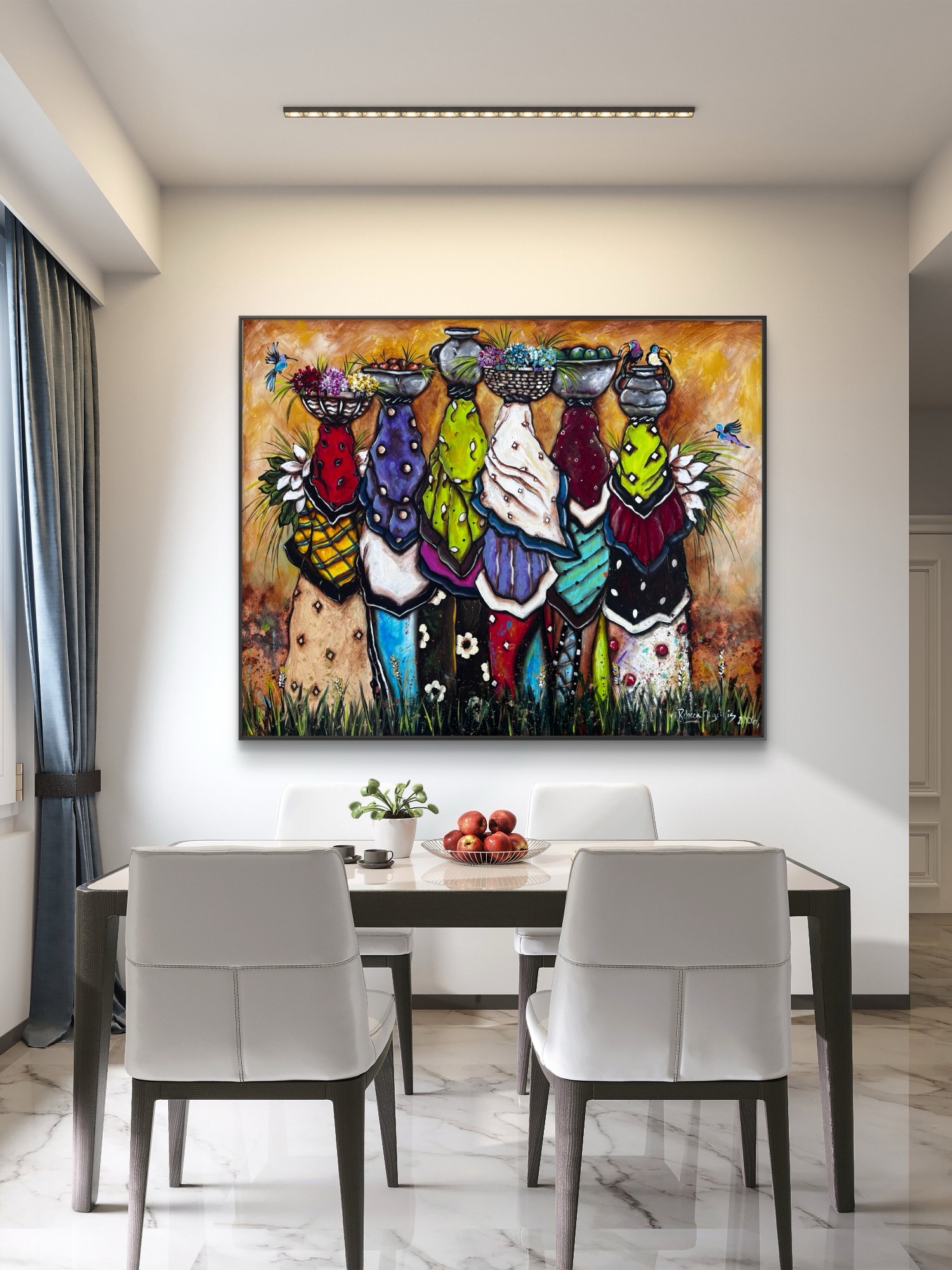 Friendship – Original artwork on canvas 100×80 cm