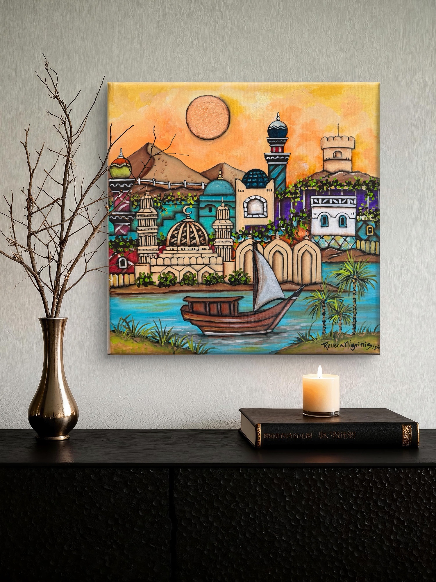 Original artwork on canvas / size 40×40 cm