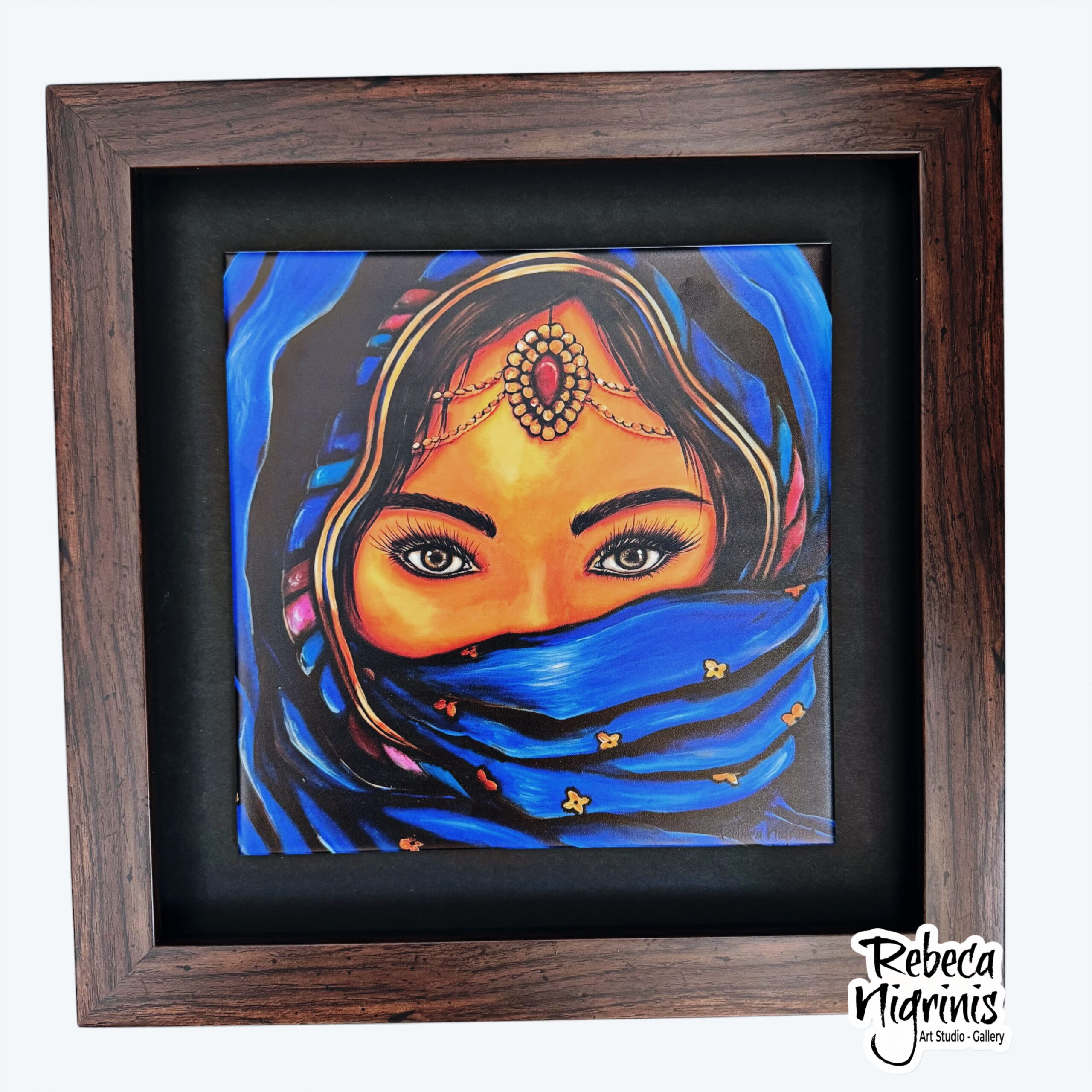 Framed ceramic Art Tile